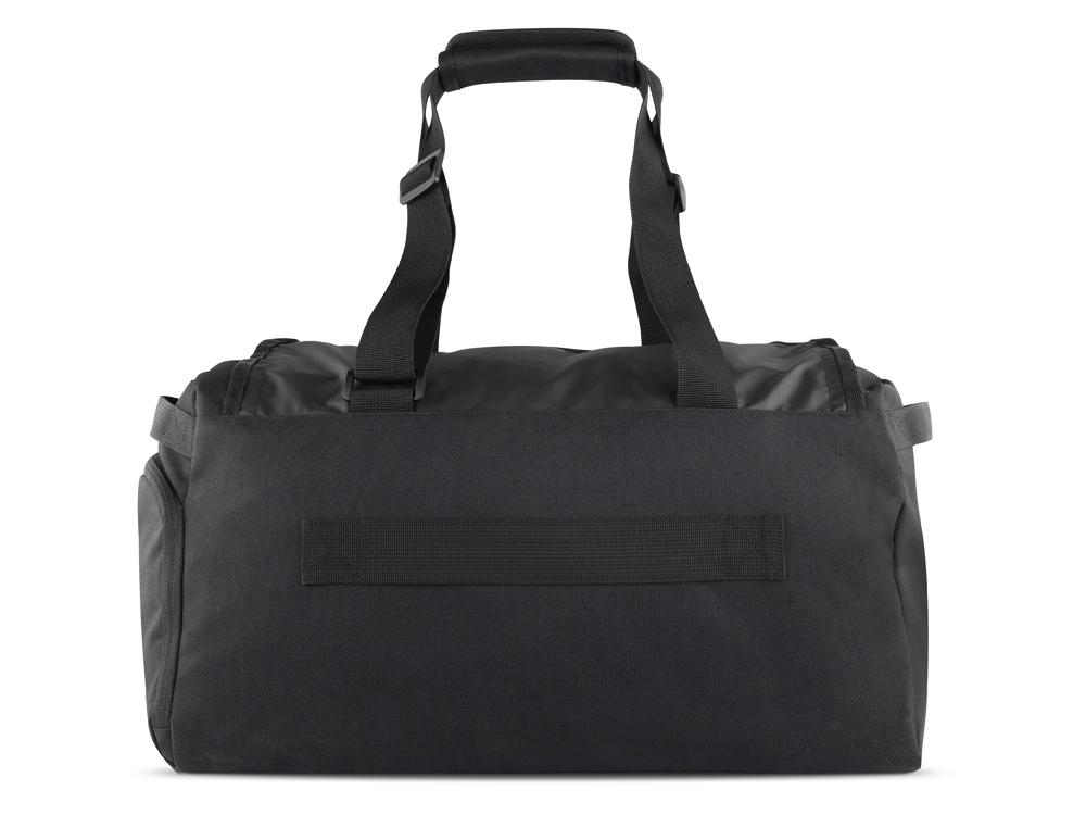 Сумка спортивная BUGATTI Blanc Delight, чёрная, нейлон RPET600D/тарпаулин/полиэстер, 47х23х28 см-5