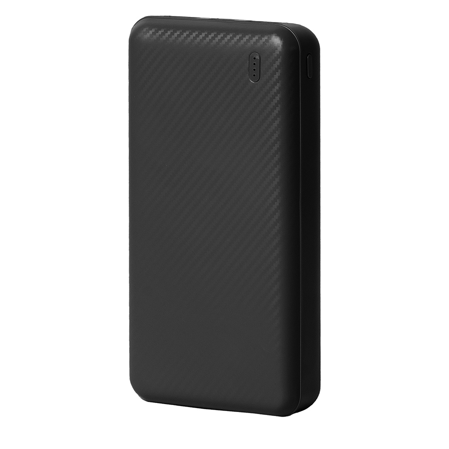 Универсальный аккумулятор Rib 20 (20000 мАч), черный, 14,1х6.9х2,8 см, черный-0