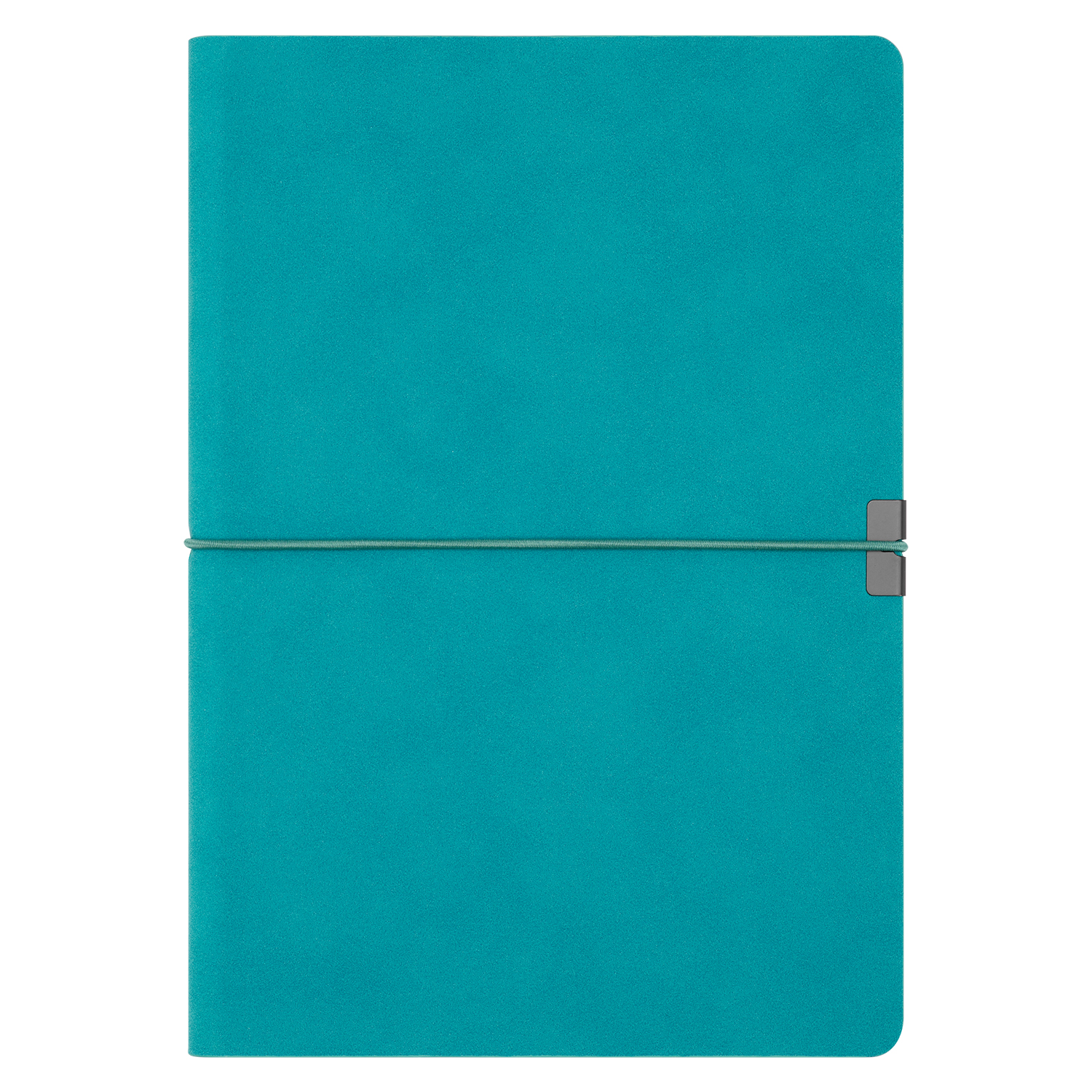 Ежедневник In Velour недатированный, бирюзовый-2