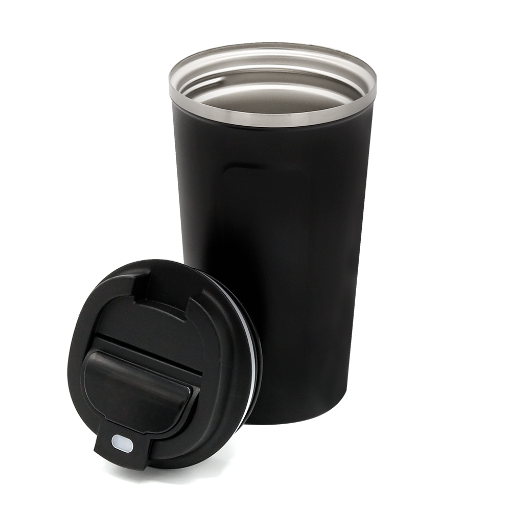 Термокружка Andy с дисплеем, Черный-1