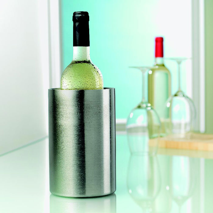 Кулер для вина, тускло-серебряный-1
