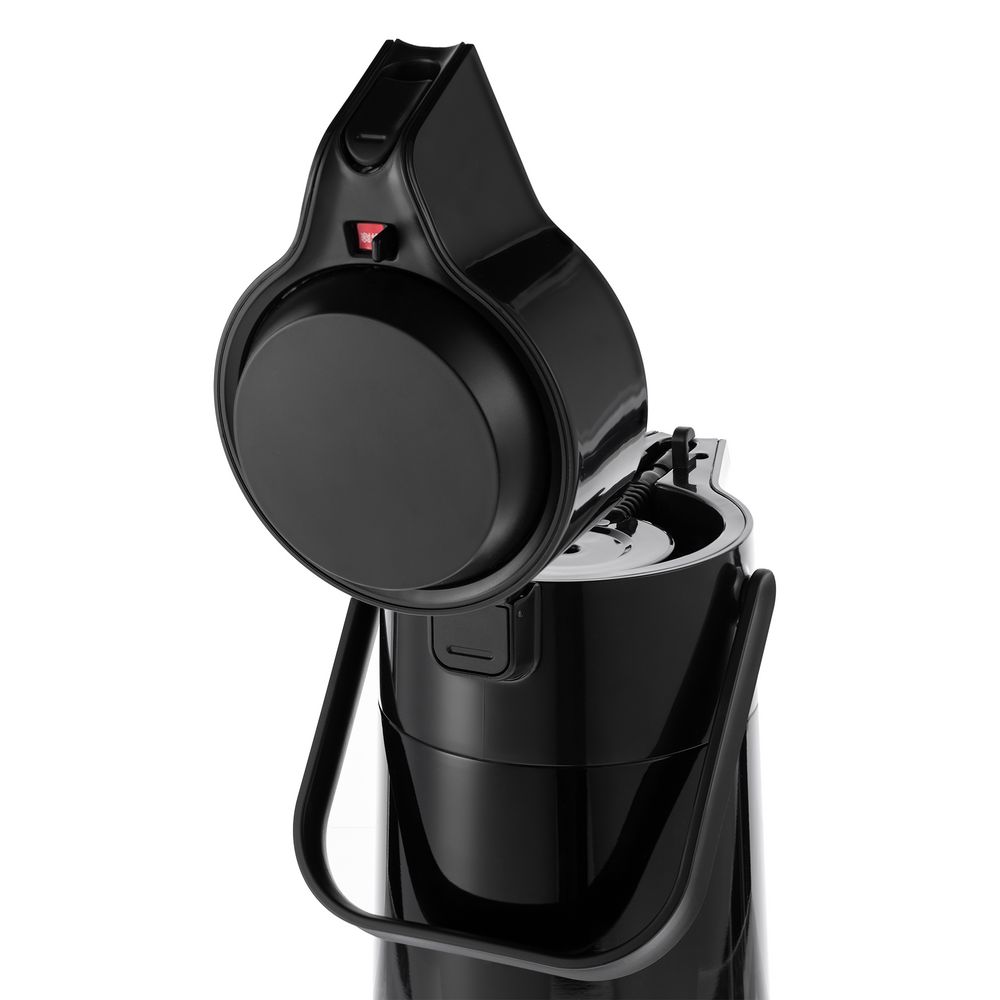 Термос с помпой Jiayi, черный-2