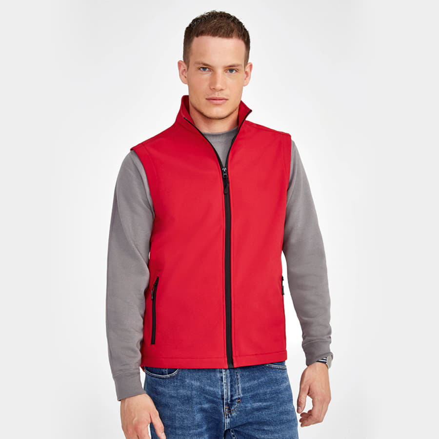 Жилет мужской софтшелл RACE BW MEN 280, черный-1