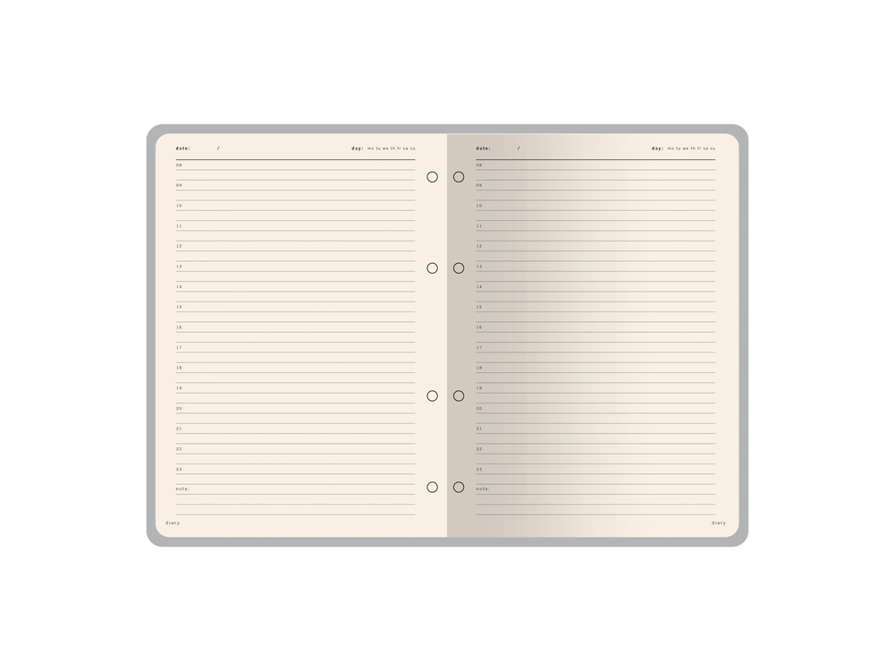 Ежедневник недатированный B5 Toscana, зеленый-5