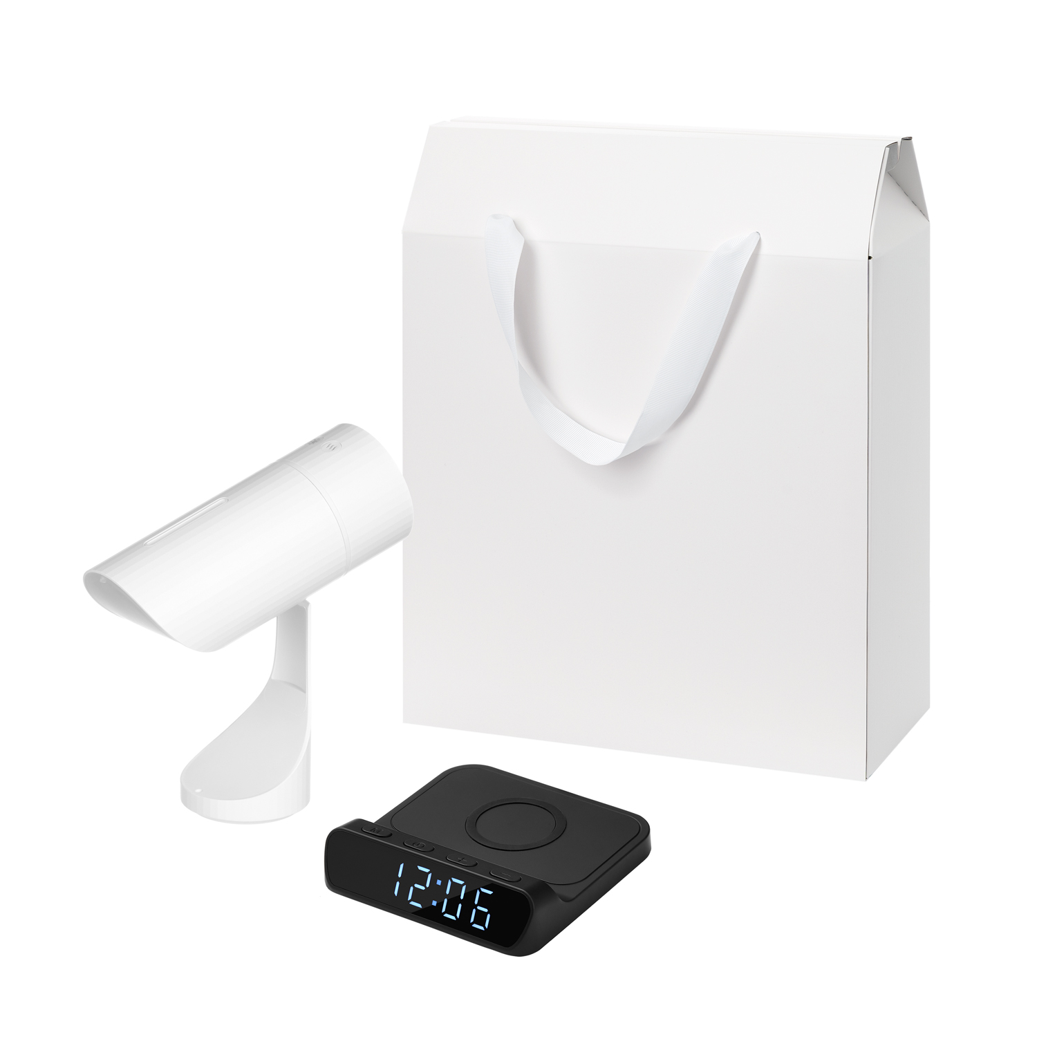 Подарочный набор Призма, Ригель (Prisma, Rigel), черный (увлажнитель воздуха, зарядное устройство)-0