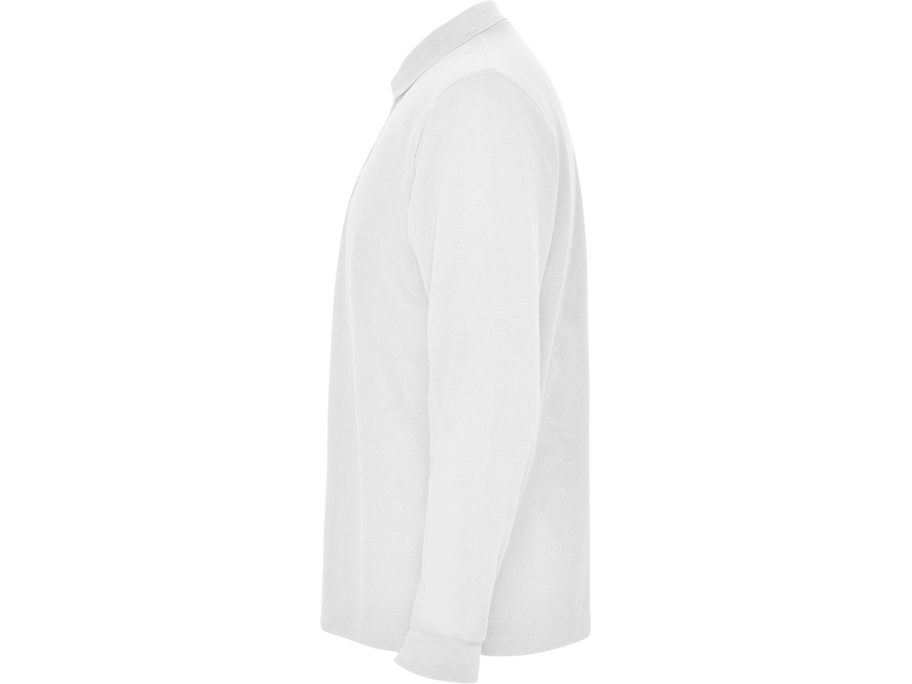 Рубашка поло Carpe мужская с длинным рукавом, белый-2