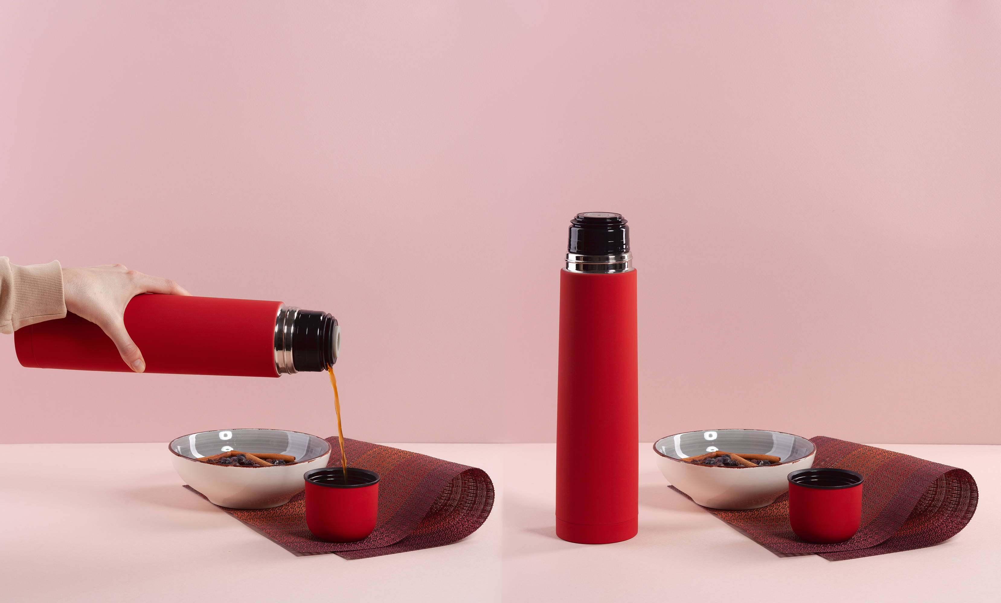 Термос "Родос", покрытие soft touch, 1 л.-1