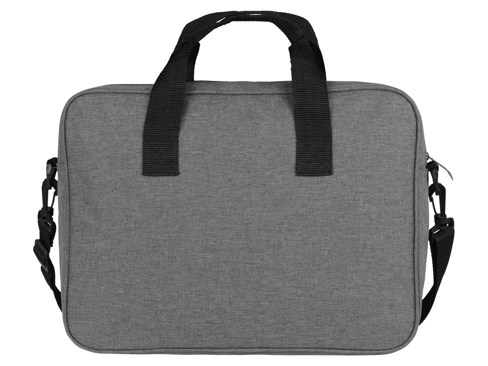 Сумка для ноутбука Wing с вертикальным наружным карманом, серый-5