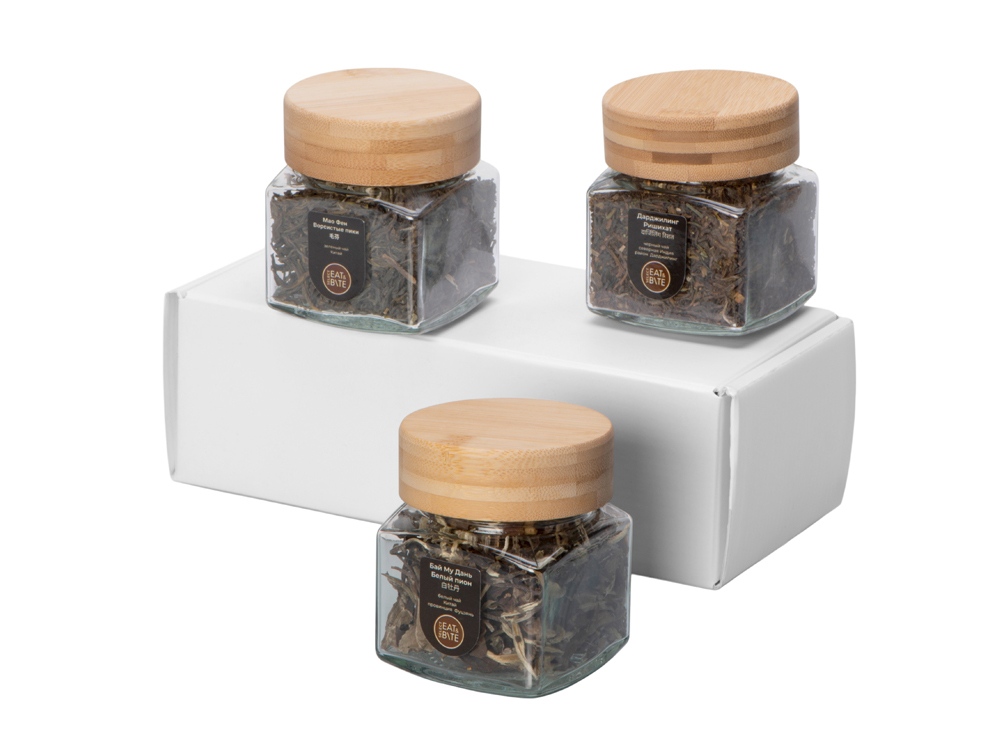 Набор подарочный с тремя видами чая Ceremony (черный чай, зеленый чай, белый чай)-0