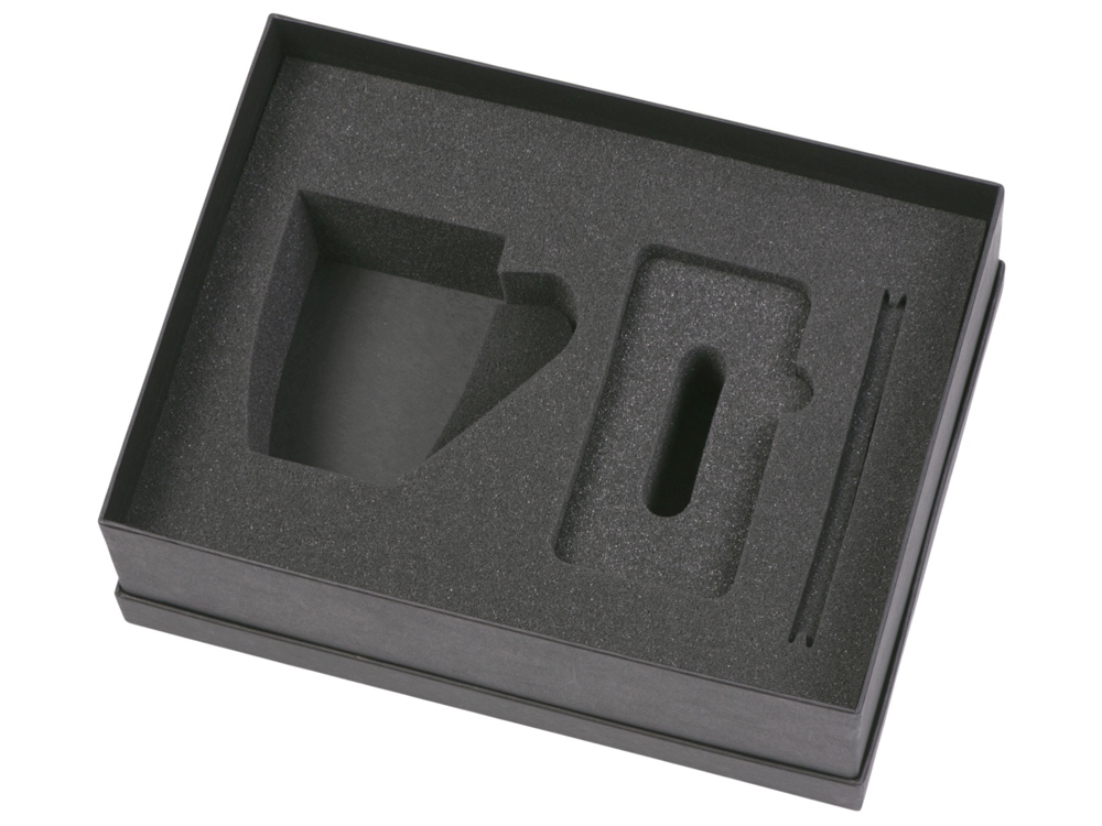 Подарочный набор c кружкой, пластиковой ручкой и повербанком С1, 5000 mAh, оранжевый-2