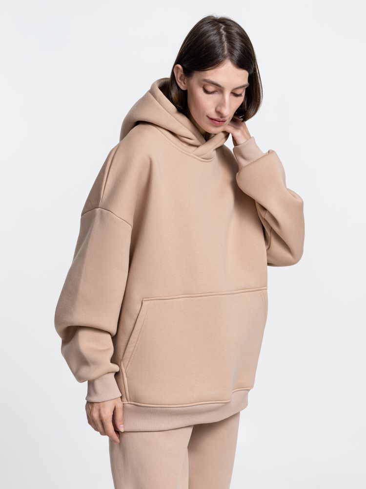 Худи Kulonga Oversize, бежевое (песочное)-3