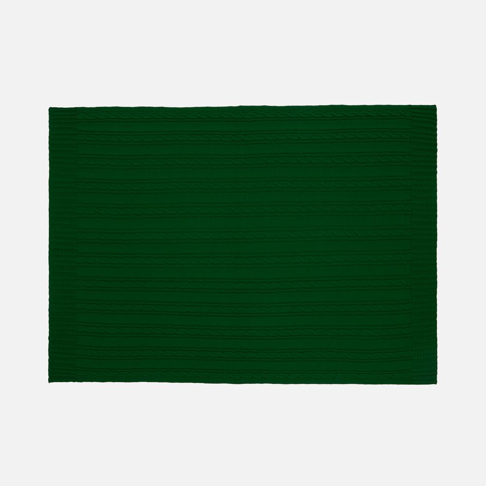 Плед Remitti, глубокий зеленый-2