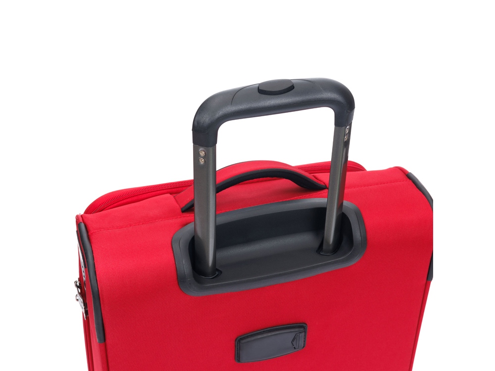 Чемодан TORBER Brosno, красный, нейлон 600D, 36,5 х 14 х 54 см, 32 л-4