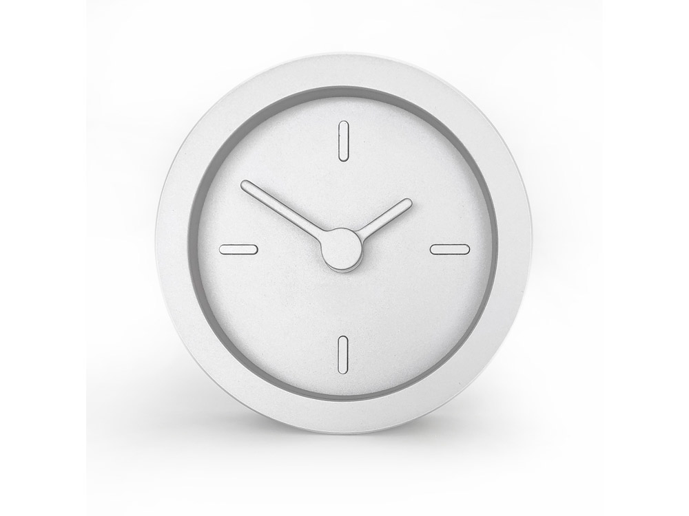 Часы настольные Sparky XXS, серебристые-0