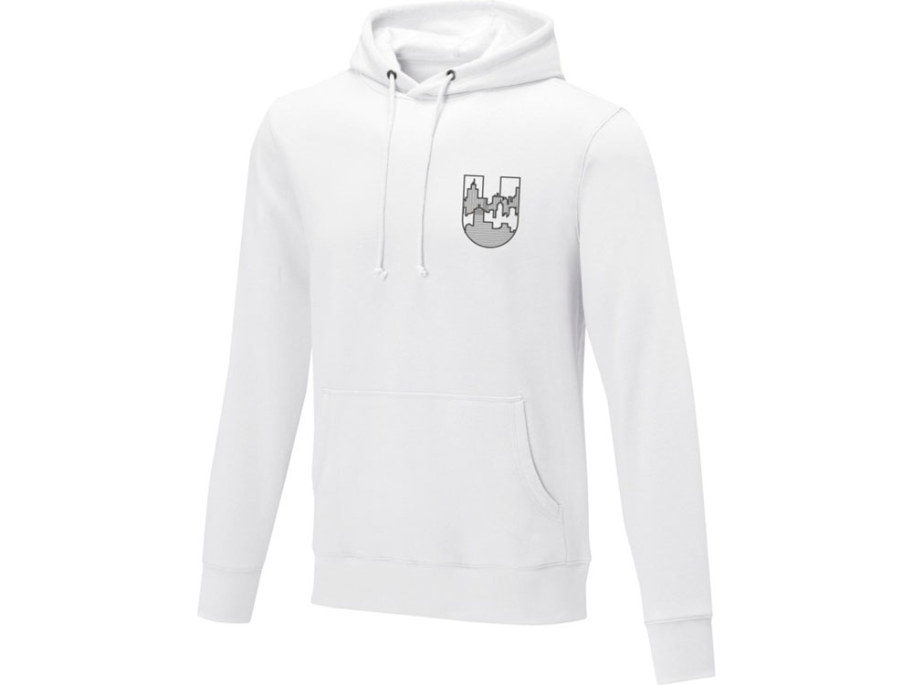 Charon Мужская толстовка с капюшоном, белый-7