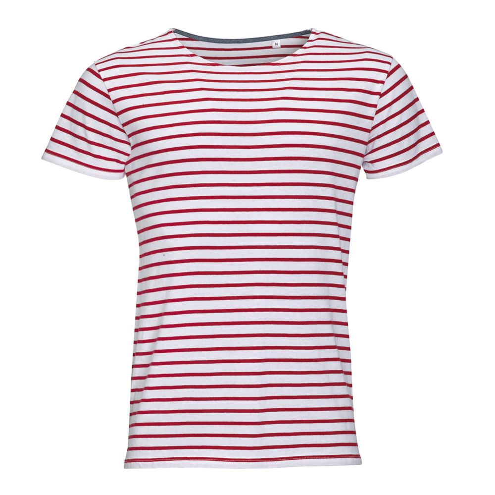 Футболка Miles Men белая с красным-1