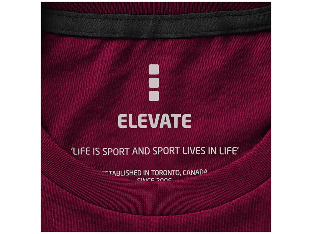 Nanaimo женская футболка с коротким рукавом, бургунди-3