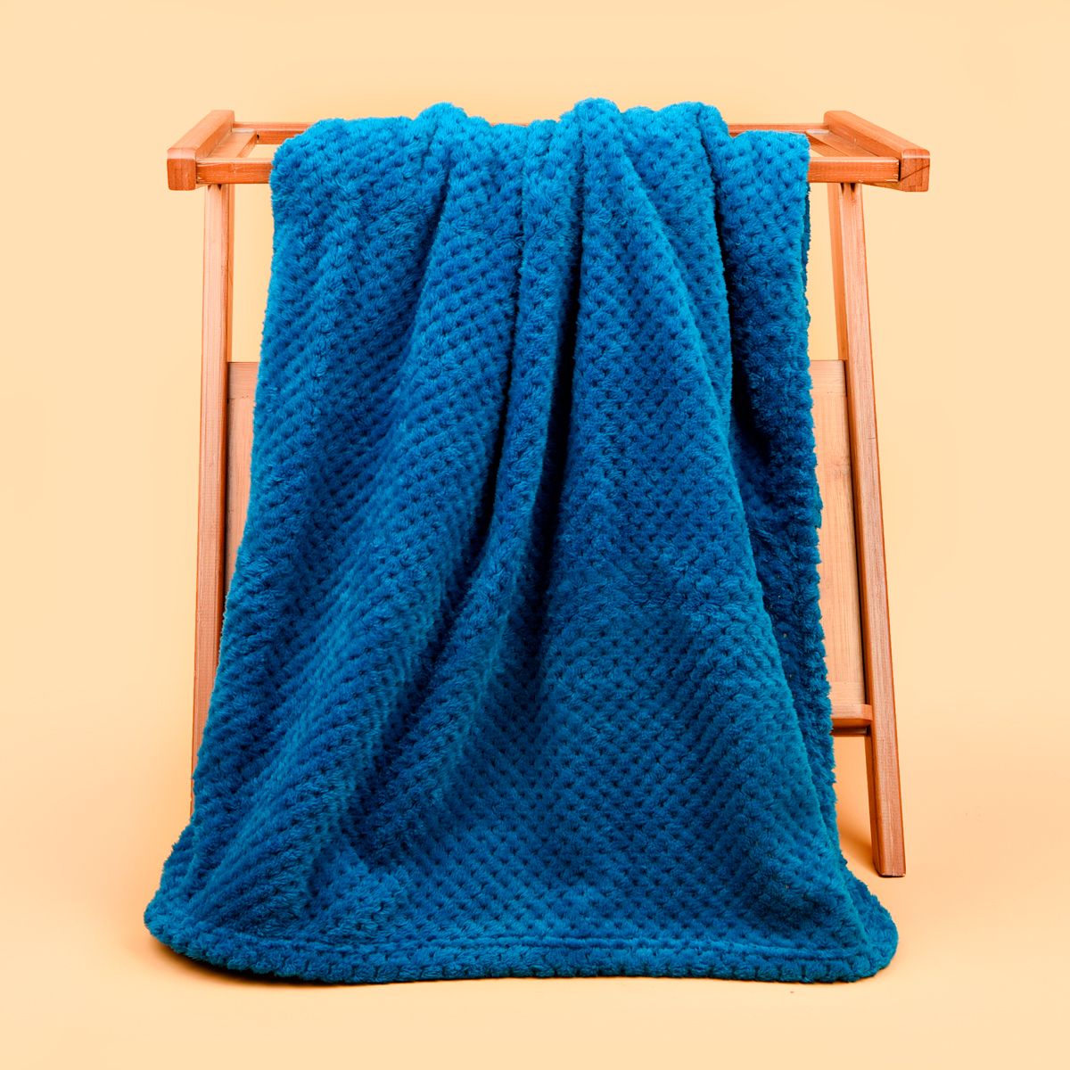 Плед WAFFLE, Светло-синий-8