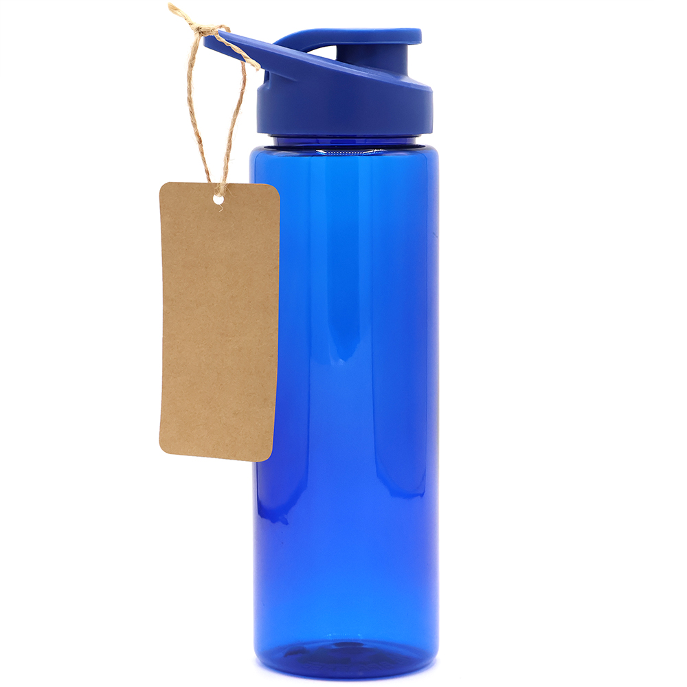 Пластиковая бутылка Ronny To Go с биркой, Синий-0