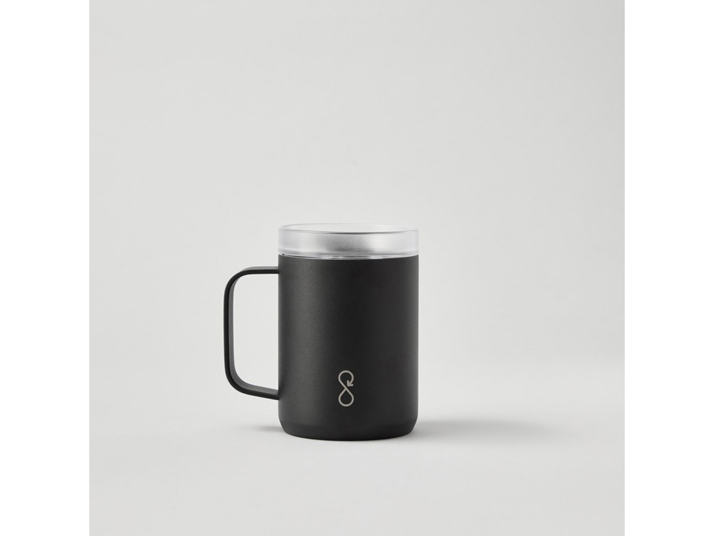 Ocean Bottle дорожная кружка-термос объемом 350 мл - Черный-1