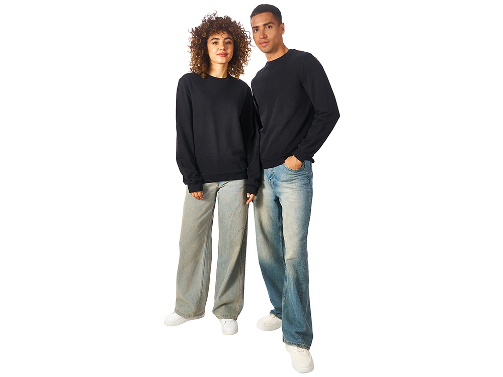 Свитшот Monaco унисекс, черный-5