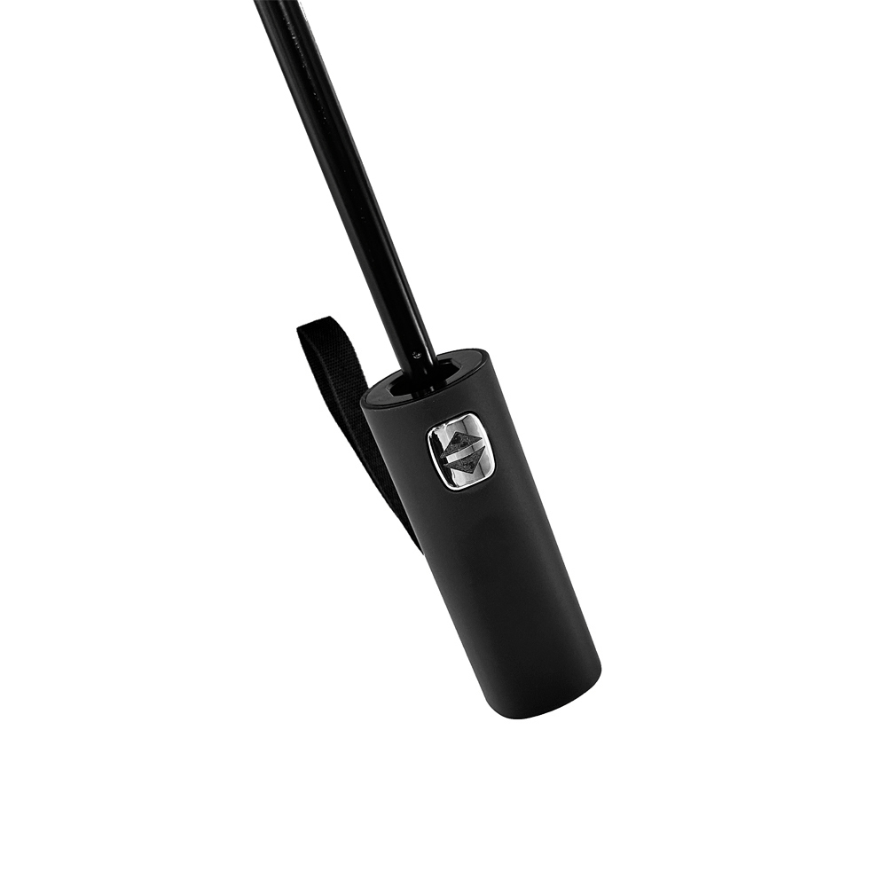 Зонт складной автоматический обратного сложения Forest Lotus Reverse, Чёрный-5