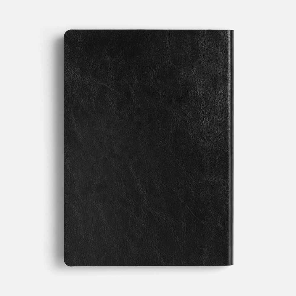 Ежедневник Doppio, недатированный, черный с серым-2