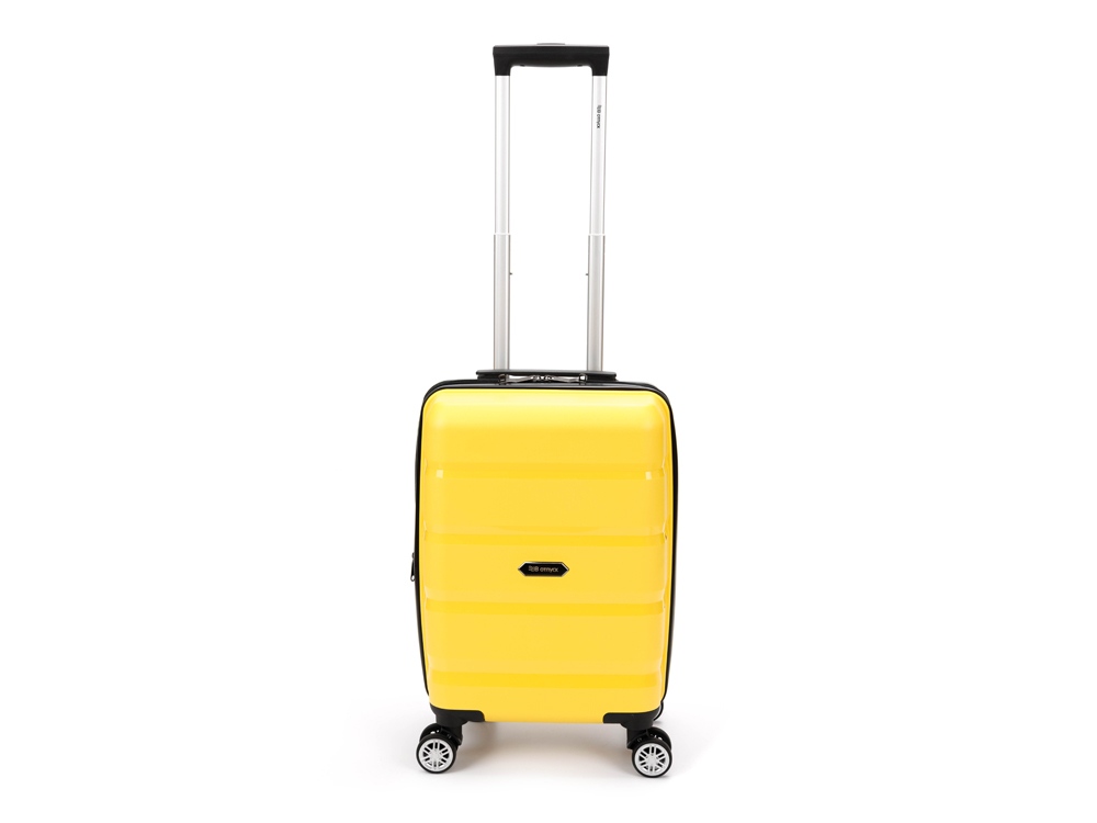 Чемодан TORBER В Отпуск, жёлтый, полипропилен, 33 х 22 х 53 см, 35 л-8