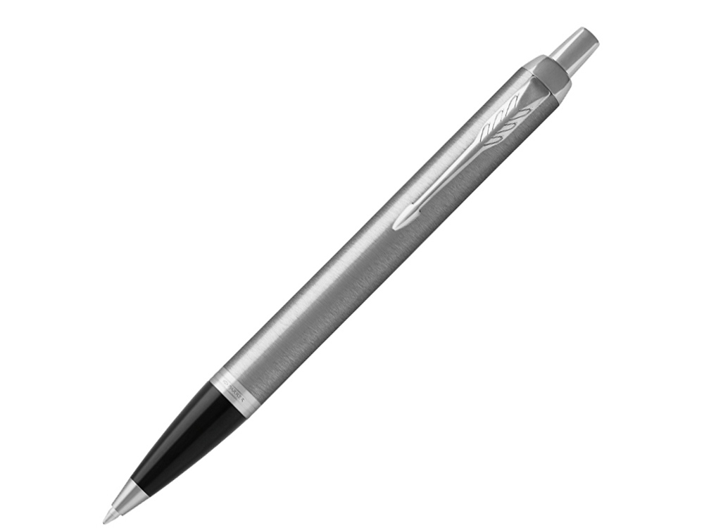 Шариковая ручка Parker IM Stainless Steel CT, стержень: M, цвет чернил: blue, в подарочной упаковке.-0