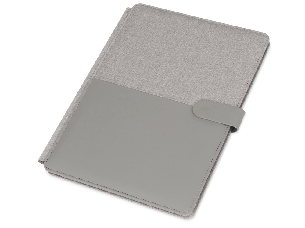 Папка для документов Kadeo с блокнотом, светло-серый-0