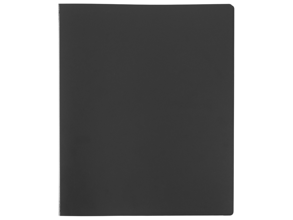 Папка на 4-х кольцах А4, черная-1