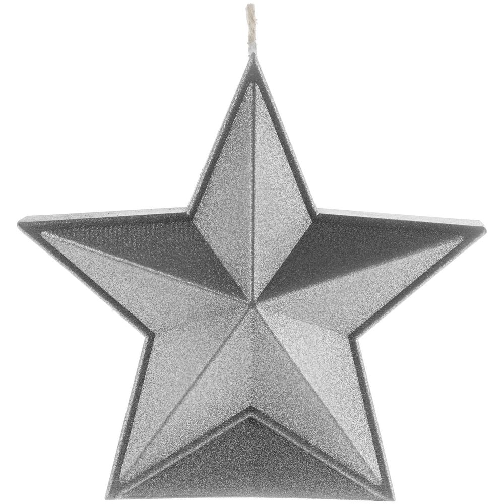 Свеча High Five, серебристая-1