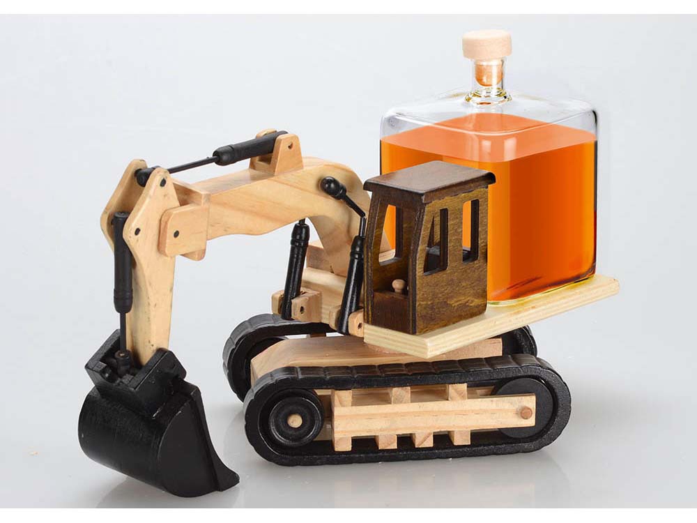 Графин для крепких напитков Экскаватор-0