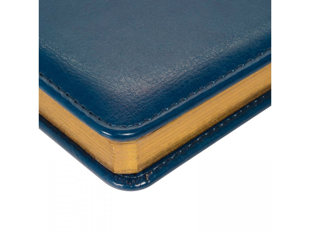 Ежедневник недатированный А6+ Sidney Nebraska, синий (золотой обрез)-3