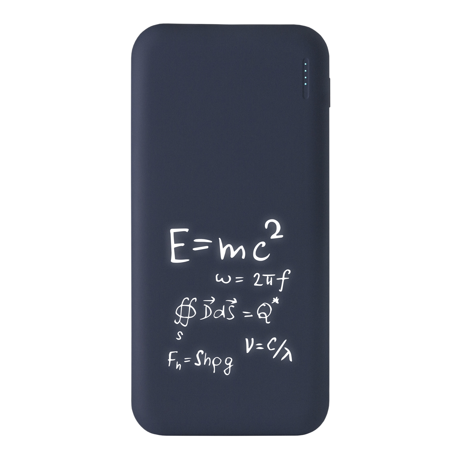 Внешний аккумулятор с подсветкой Люче (Luce) 10000 mAh, синий-9