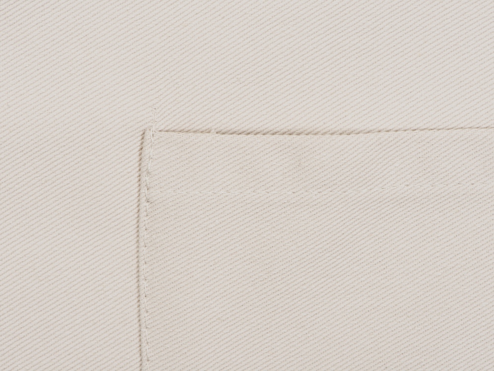 Хлопковый фартук Delight с карманом и регулируемыми завязками, бежевый-6