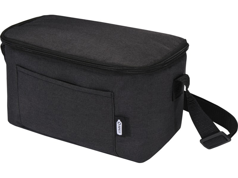 Tundra сумка-холодильник на 6 банок из переработанного РЕТ-пластика - Heather Charcoal-0