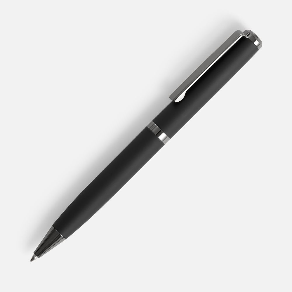 Ручка шариковая Inkish Gunmetal в футляре, черная-0
