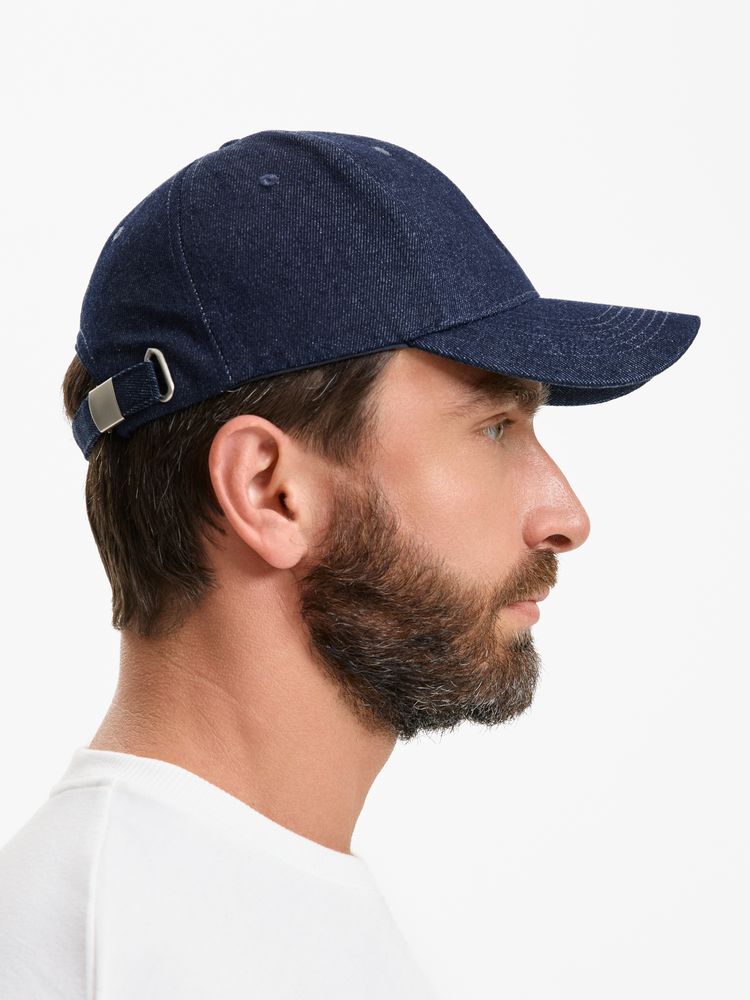 Бейсболка Denimate, темно-синяя-3
