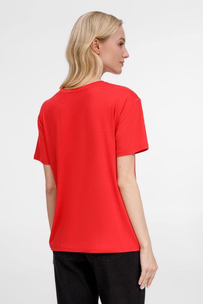 Футболка унисекс Senti, красная-5