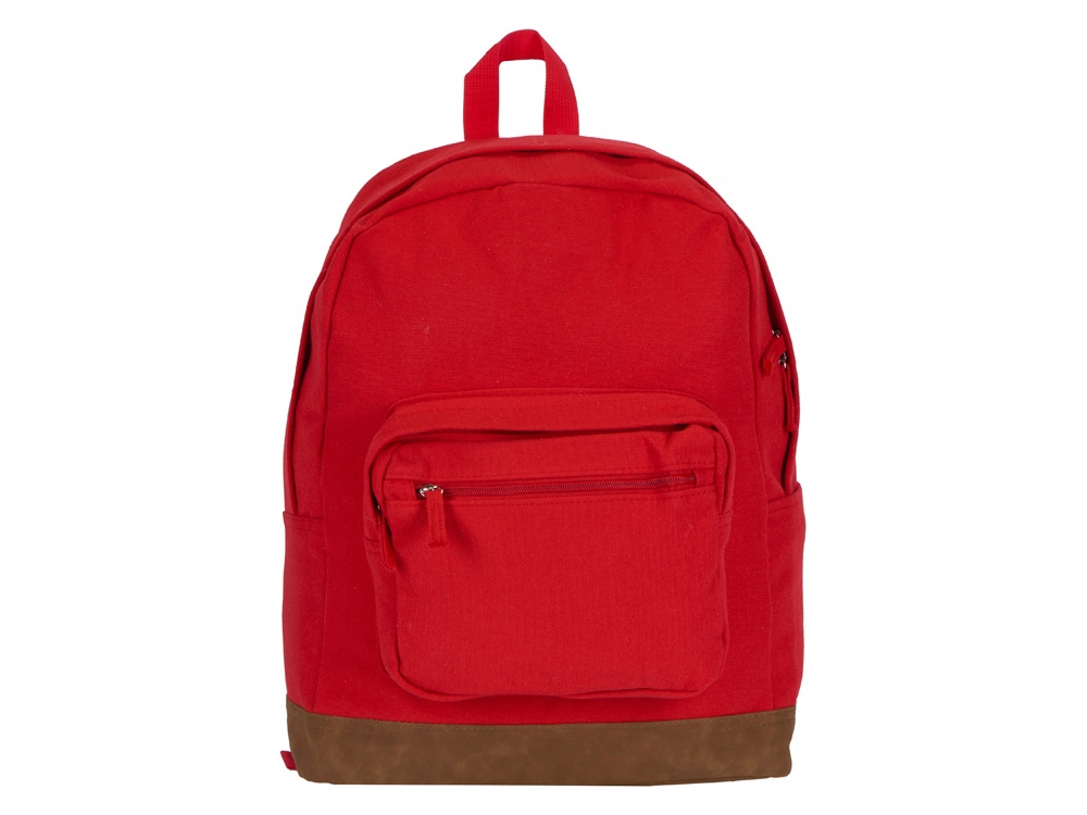 Рюкзак Shammy с эко-замшей для ноутбука 15, красный-2