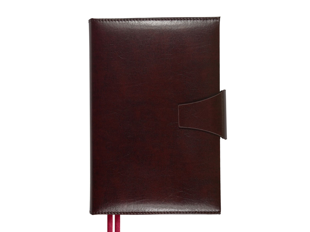 Ежедневник полудатированный А5 Windsor, коричневый-1