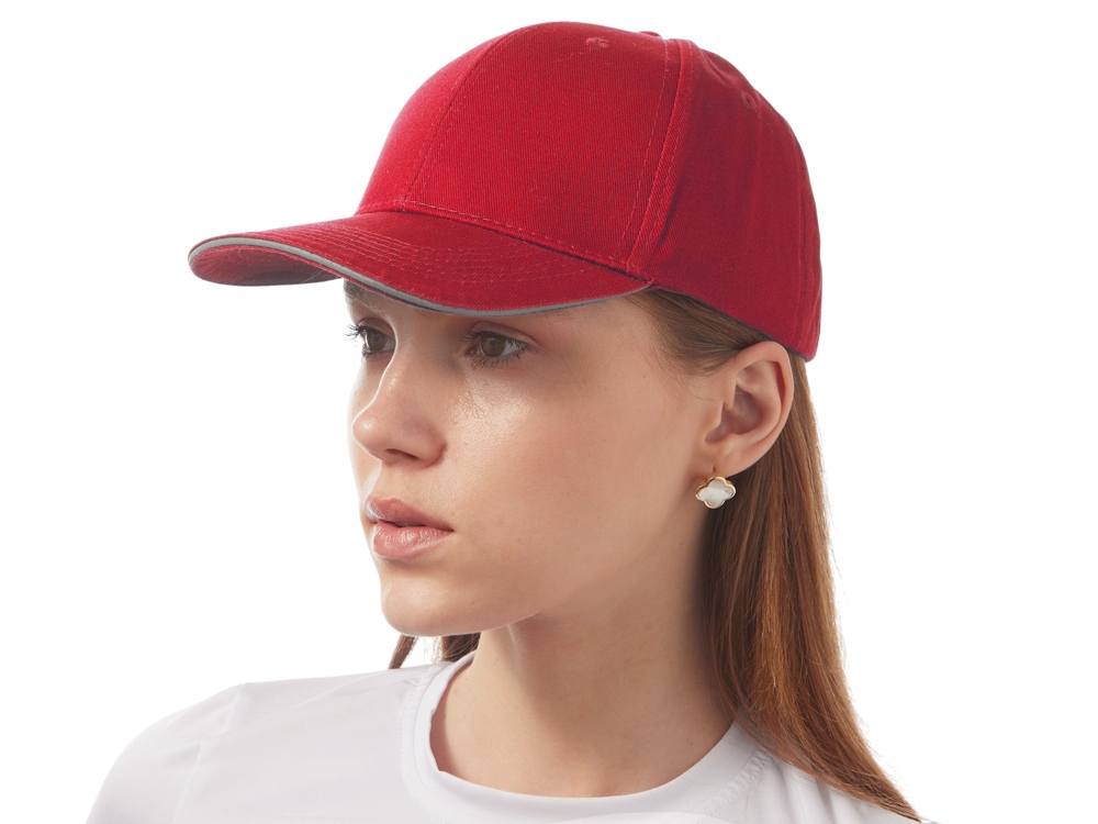 Кепка со светоотражающим кантом, классический синий-2