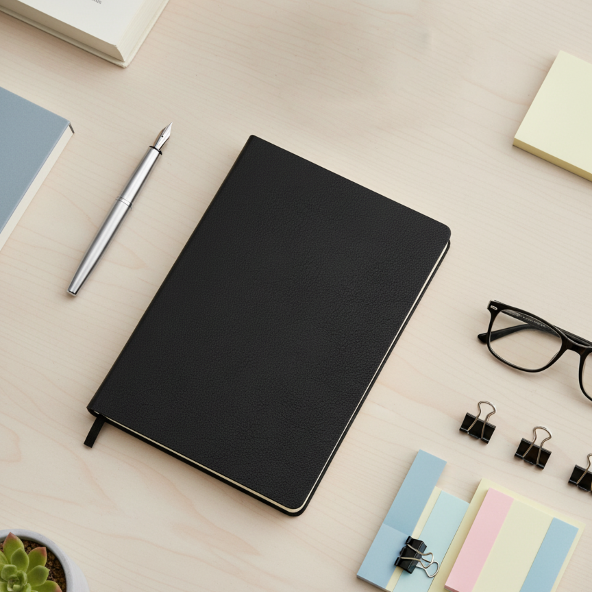 Ежедневник A5 недатированный Franco в мягком переплёте, Черный-5