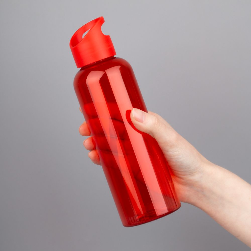 Бутылка для воды Plaske, красная-4