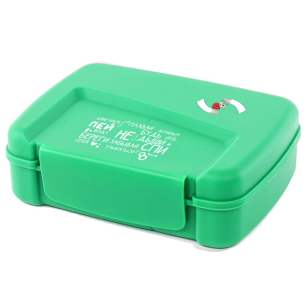 Ланчбокс (контейнер для еды) Snackpack, Зелёный-2