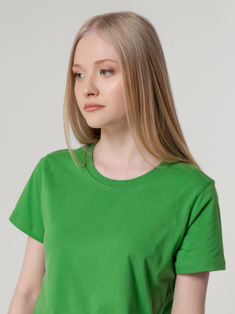 Футболка женская T-bolka Lady, ярко-зеленая-5