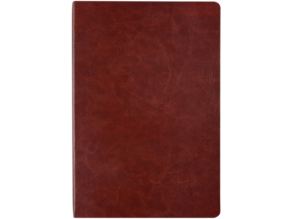 Ежедневник недатированный А5 Megapolis Nebraska Flex, коричневый с золотым обрезом-1