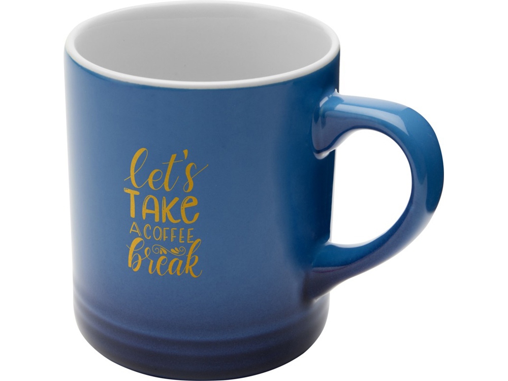 Laguna керамическая кружка объемом 330 мл, ярко-синий-3