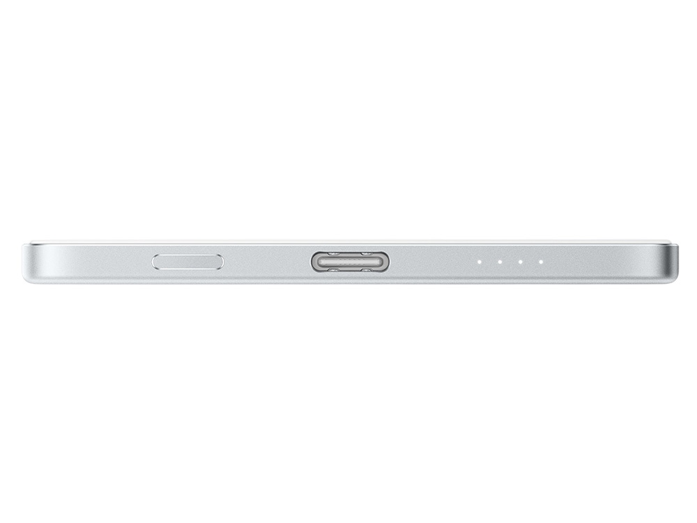 Внешний аккумулятор Xiaomi UltraThin Magnetic Power Bank 5000 15W GL Glacier Silver-3